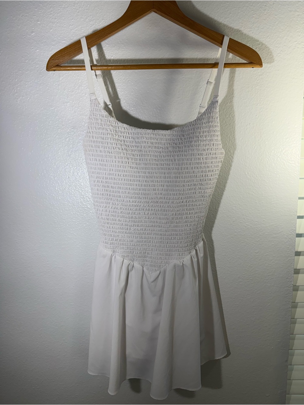 White Offline By Aerie Sundress with Spaghetti Straps Dress